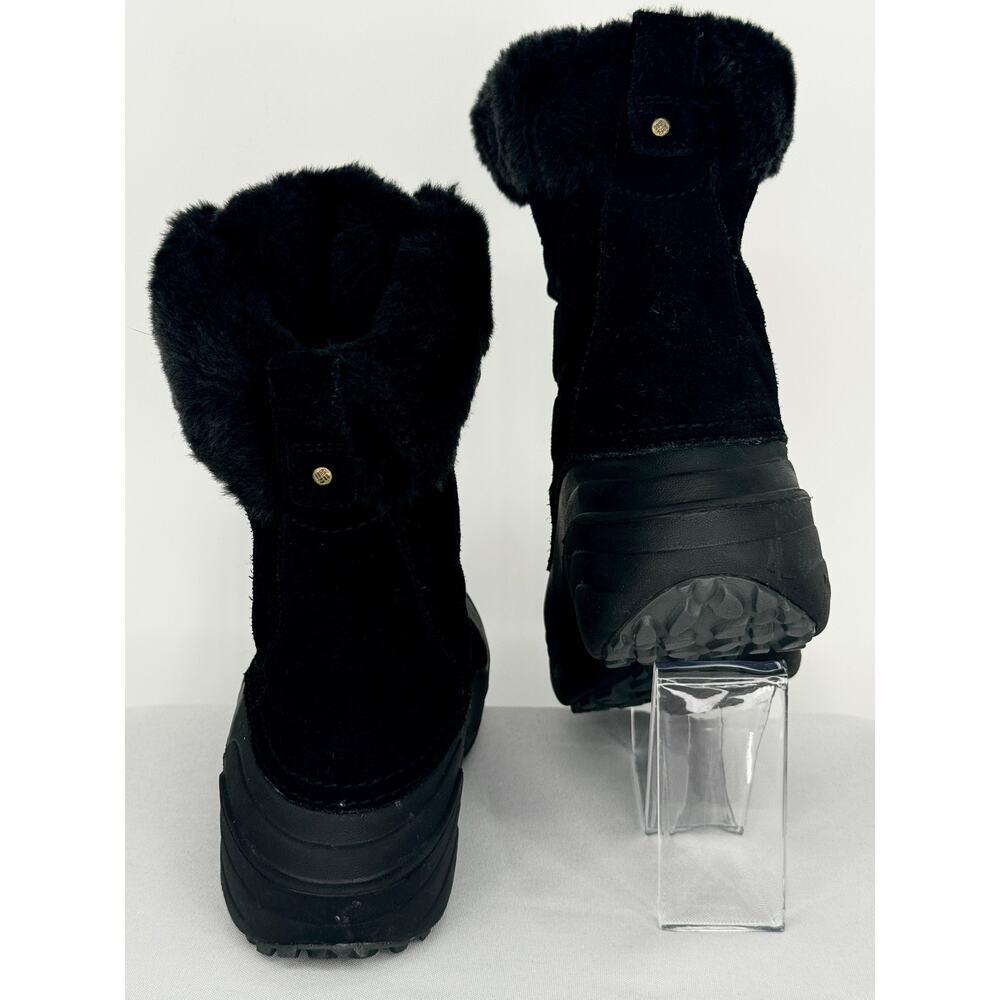 Columbia Sierra Summette Techlite Faux Fur Black Winter Boots Size 7 - Picture 3 of 8